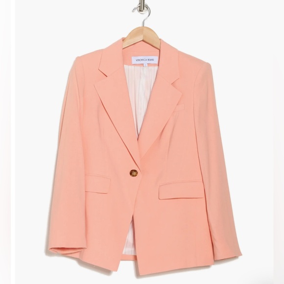 Veronica Beard Suit (NWT $698) Hayward Linen Blend Dickey Jacket Sz 4 - Picture 1 of 12